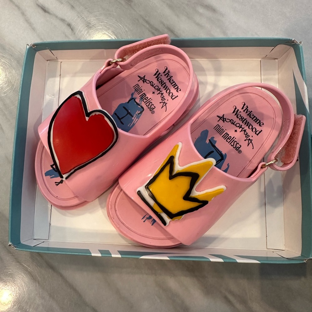 Mini Melissa x Vivienne Westwood toddler sandals
